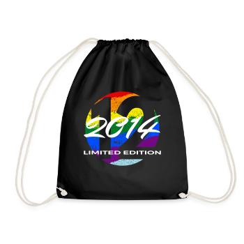 12e anniversaire 2014 cadeau garçons et filles - Sac de sport léger - noir - Devant