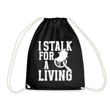  Private Investigator Equipment Observation - Drawstring Bag - black - Front