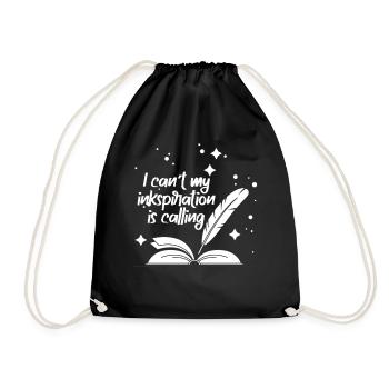 Poetry Slam Ink Stimulation Slam Poetry - Drawstring Bag - black - Front