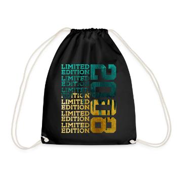 LIMITED EDITION 2008 18 YEARS 18TH BIRTHDAY - Drawstring Bag - black - Front