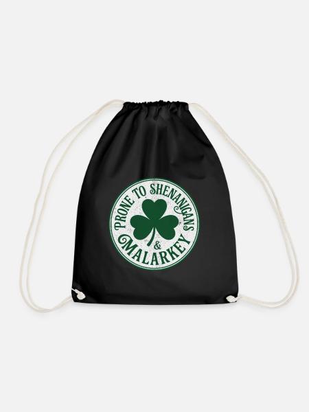 Lustige St.-Patrick's-Day-Eskapaden und Unsinn - Turnbeutel - Schwarz