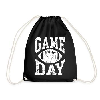 Jour de match Football - Sac de sport léger - noir - Devant