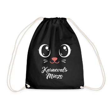 Kitty du Carnaval | Déguisement de Big Face - Sac de sport léger - noir - Devant