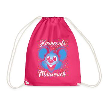 Souris de Carnaval | Hommes en costume partenaires - Sac de sport léger - fuchsia - Devant