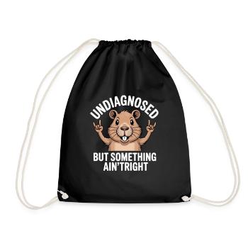 Non diagnostiqué mais quelque chose ne va pas - Sac de sport léger - noir - Devant