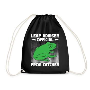 Frog Catcher Leap Adviser Official Frog - Turnbeutel - Schwarz - Vorne