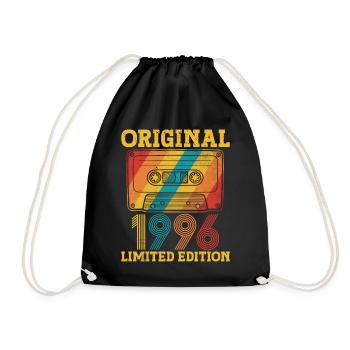 30e Anniversaire 30 ans 1996 Cadeau d'anniversaire - Sac de sport léger - noir - Devant