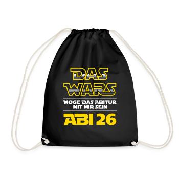 Les guerres | Abi 2026 - Abitur - Don - Sac de sport léger - noir - Devant