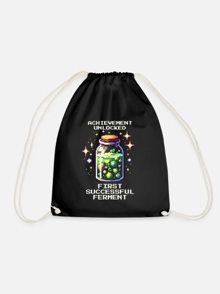Ferment gelungen | Fermentieren & Vorrat - Turnbeutel - Schwarz