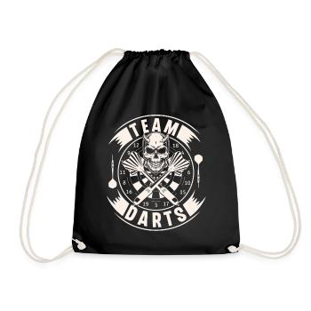 darts - Drawstring Bag - black - Front