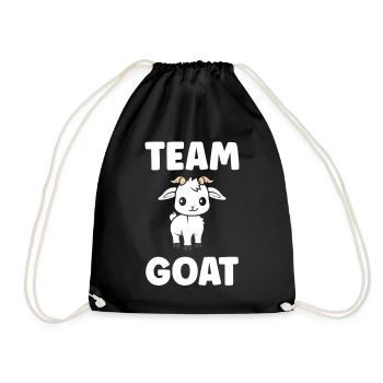 Team Goat Illustration Mignon - Sac de sport léger - noir - Devant