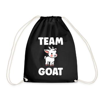 GOAT Goat Mascot Team - Drawstring Bag - black - Front