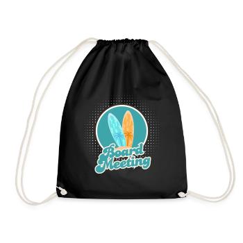 Réunion du conseil de surf - Sac de sport léger - noir - Devant
