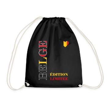 Belgium Limited Edition Graphic - Drawstring Bag - black - Front