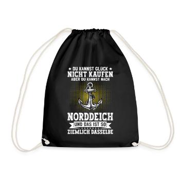 NORTH SEA YOU CAN'T BUY HAPPINESS BUT AFTER - Drawstring Bag - black - Front