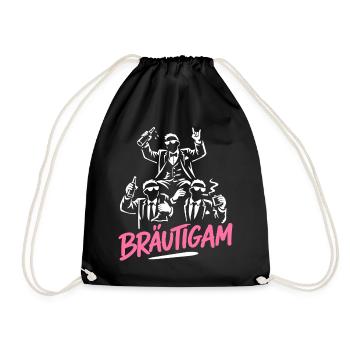 T-shirt du marié Enterrement de vie de garçon Garçons Enterrement de vie de garçon - Sac de sport léger - noir - Devant