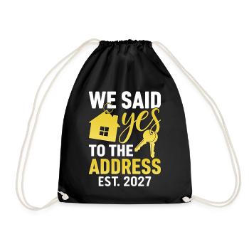 We Said Yes to The Address 2027 - Sac de sport léger - noir - Devant