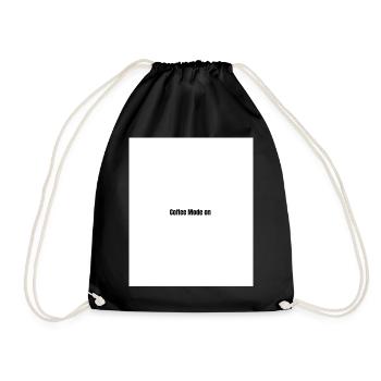 Coffee Mode On - Drawstring Bag - black - Front