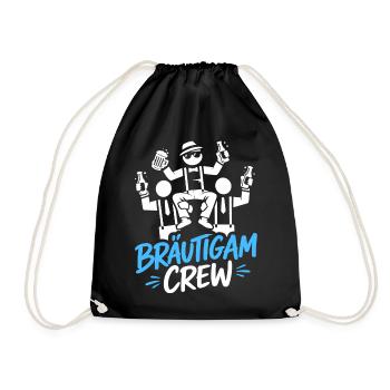 Bachelor Party Men's T-Shirt Bachelor Party Rumbling - Drawstring Bag - black - Front