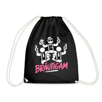 T-shirt du marié Enterrement de vie de garçon Garçons Enterrement de vie de garçon - Sac de sport léger - noir - Devant