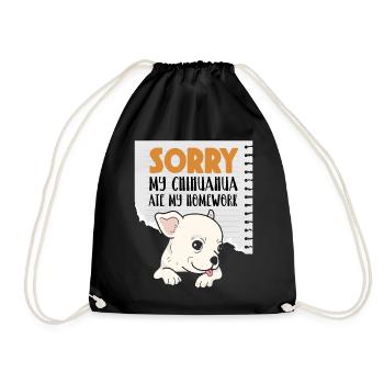 Chihuahua Chihuahueño Désolé Mon - Sac de sport léger - noir - Devant