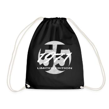 55e anniversaire 1971 cadeau pour hommes et femmes - Sac de sport léger - noir - Devant