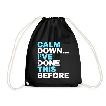 Nurse Practitioner Calm Down I've Registered Nurse - Turnbeutel - Schwarz - Vorne