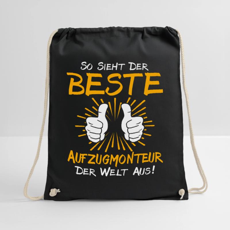 Elevator Technician Gift Idea Drawstring Bag