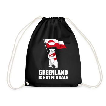 Greenland Non à la Vente Ours - Sac de sport léger - noir - Devant