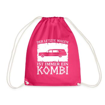 La dernière voiture est toujours un break – croque-mort - Sac de sport léger - fuchsia - Devant