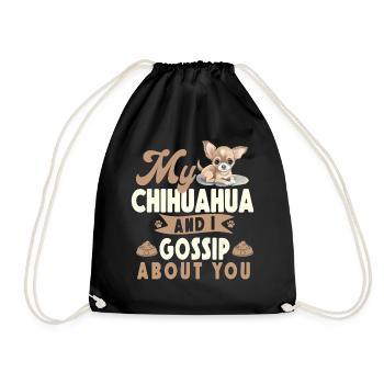 Chihuahua Chihuahueño Mon Chihuahua - Sac de sport léger - noir - Devant