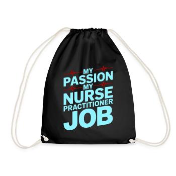 Nurse Practitioner My Passion My Advanced Nursing - Turnbeutel - Schwarz - Vorne