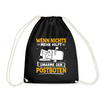 FACTEUR QUAND RIEN NE FAIT POUR SERRER LE FACTEUR DANS SES BRAS - Sac de sport léger - noir - Devant