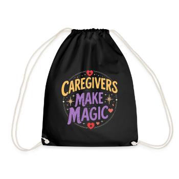 Pflegerin Pfleger Pfleger Altenpflege Magie des Aidants - Sac de sport léger - noir - Devant