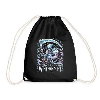 Plus froid que n’importe quelle nuit d’hiver glaciale - Sac de sport léger - noir - Devant