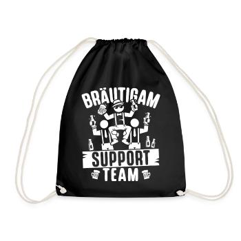 Bachelor Party T-Shirt Men Bachelor Party Rumbling - Drawstring Bag - black - Front