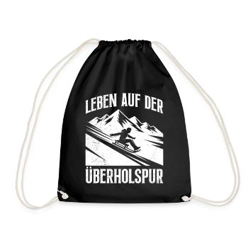 Chauffeur de Bob VIE DANS LA VOIE RAPIDE DRÔLE - Sac de sport léger - noir - Devant