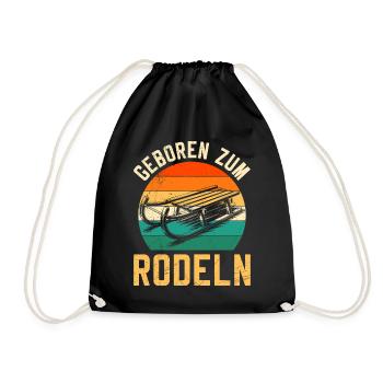 Bob Driver NÉ POUR LE PLAISIR DU TOBOGGAN - Sac de sport léger - noir - Devant