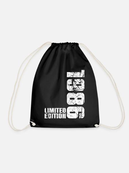 40. Jubiläum Mann Frau 40 Jahre 1986 Geschenk - Turnbeutel - Schwarz