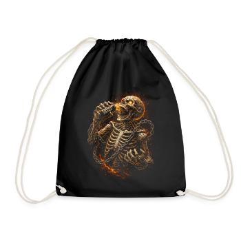 Energy Drink Caffeine Taurine - Drawstring Bag - black - Front