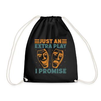 Théâtre musical : juste une pièce supplémentaire Conception de théâtre - Sac de sport léger - noir - Devant