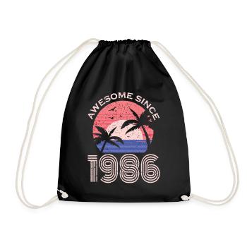 Aloha Sunset 1996 Retro - Turnbeutel - Schwarz - Vorne