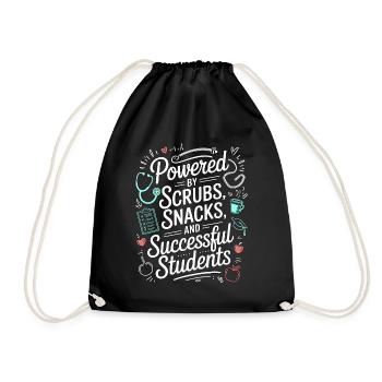 Enseignant en soins infirmiers Powered By Scrubs Nurse Manager - Sac de sport léger - noir - Devant