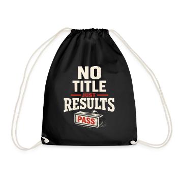 workers who are trained as welders and - Drawstring Bag - black - Front