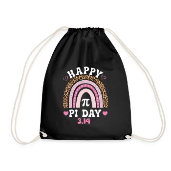 Joyeuse Journée Pi 3.14 Célébration Math Blague Nerd - Sac de sport léger - noir - Devant
