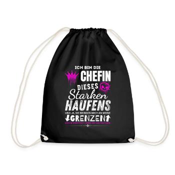 Chefin dieses starken Haufens Chefin Geschenke - Sac de sport léger - noir - Devant