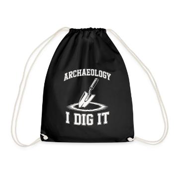 Archéologie Je creuse - Sac de sport léger - noir - Devant