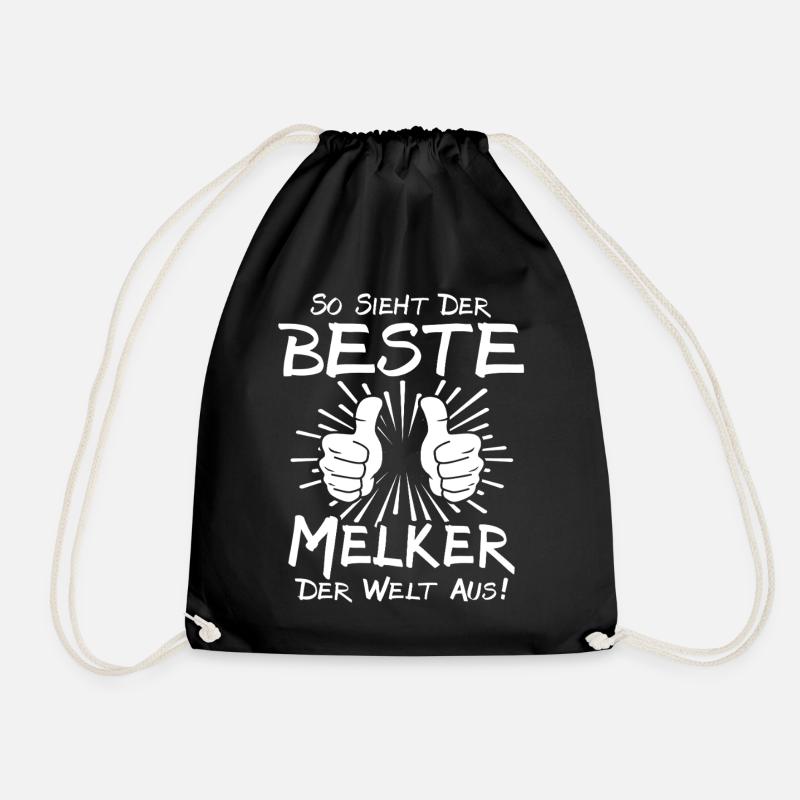 Bester Melker - Turnbeutel - Schwarz