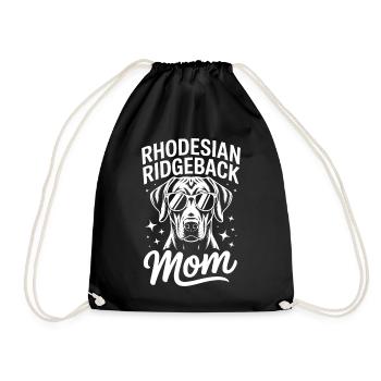 Rhodesian Ridgeback Sprüche Lustiges Hund Geschenk - Turnbeutel - Schwarz - Vorne