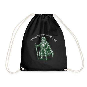 T’WAS THE 'TISM, MON SEIGNEUR – Fier Chevalier Grenouille - Sac de sport léger - noir - Devant